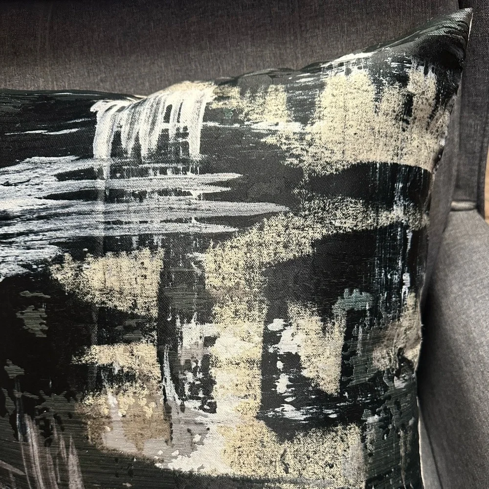 West Elm Painterly Brocade Cushion Cover